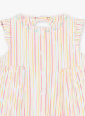 Vestido crudo para bebé niña CASIMONE / 22E1BFN2ROB811