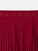 Red SKIRT NIXAMETTE 2 / 25H2PFH3JUPF510