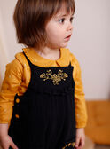 Peto de color negro para niña bebé ZADOLLY / 21E1BF91SAL090