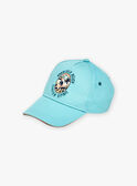 Gorra turquesa de twill con estampado de dinosaurio FLUBEACHAGE / 23E4PGQ1CHA205