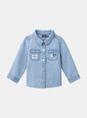 Camisa vaquera de color azul claro LADIEGO / 24H1BGJ1CHMP272