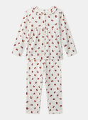 Pijama de punto de pájaros MUICAETTE / 25E5PFE3PYJ114