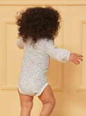 Conjunto de body y pichi de colores azul y crudo LACELIA / 24H1BFJ1ENS001