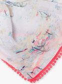Fular con estampado de playa para niña ZYFUETTE / 21E4PFU1FOU321