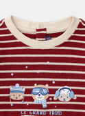 Camiseta de manga larga a rayas LASAMUEL / 24H1BGR1TML501