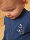 Chaleco reversible de colores  azul y crudo LADRISTO / 24H1BGJ1GILC230