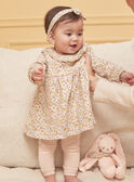 Conjunto de vestido, pantalón y diadema de color crudo LOENIE / 24H0CF13ENS001