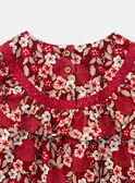Vestido floral de pana LALOUNETTE / 24H2PFR2ROBF506