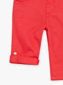 Pantalón de pana rojo FAKIAN / 23E1BGC2PAN410