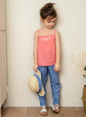 Camiseta de tirantes rosa con bordado floral ZUDOUETTE / 21E2PFT1DEBD313