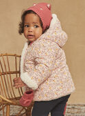 Abrigo con capucha reversible crudo y rosa GIDENISE / 23H1BF52MAN001