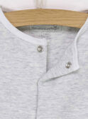 Camiseta de manga larga de color gris jaspeado RYALAIA / 19E0NM11TML943