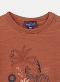 Camiseta ocre sabana KAMAX / 24E1BGE1TEEF519