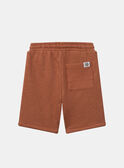 Bermudas de tejido polar terracota KROCHOAGE / 24E3PGE1BERF519
