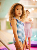 Bañador de cuadros para niña CLIRETTE / 22E4PFO4D4K001