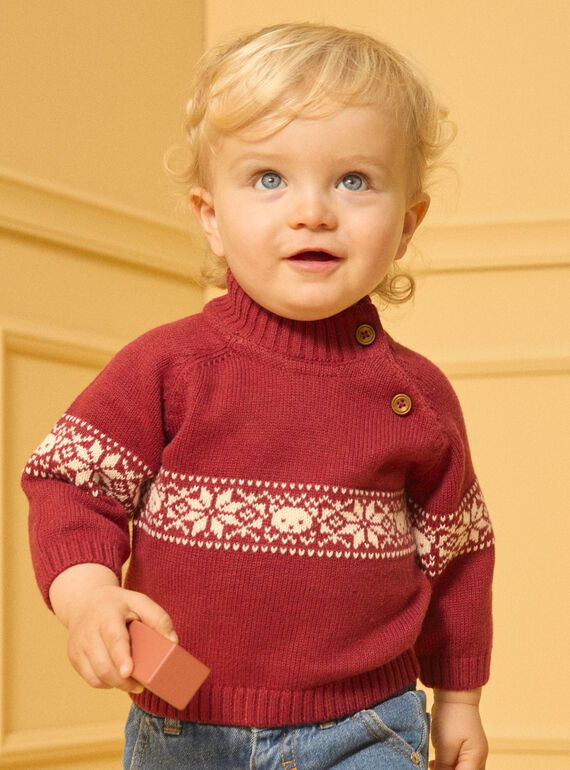 Jersey jacquard con animales y copos de nieve LASIXON / 24H1BGR1PUL501