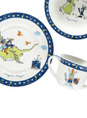 Kit para comida de color azul y blanco ROPASBOY / 19EZLAX1KTR001