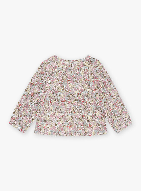 Camisa de popelina con estampado floral para bebé niña CADORY / 22E1BFB1CHED315