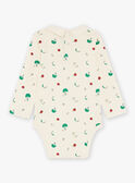 Body de color vainilla con estampado de verduras de fantasía FACUNCAN / 23E1BGB1BOD114