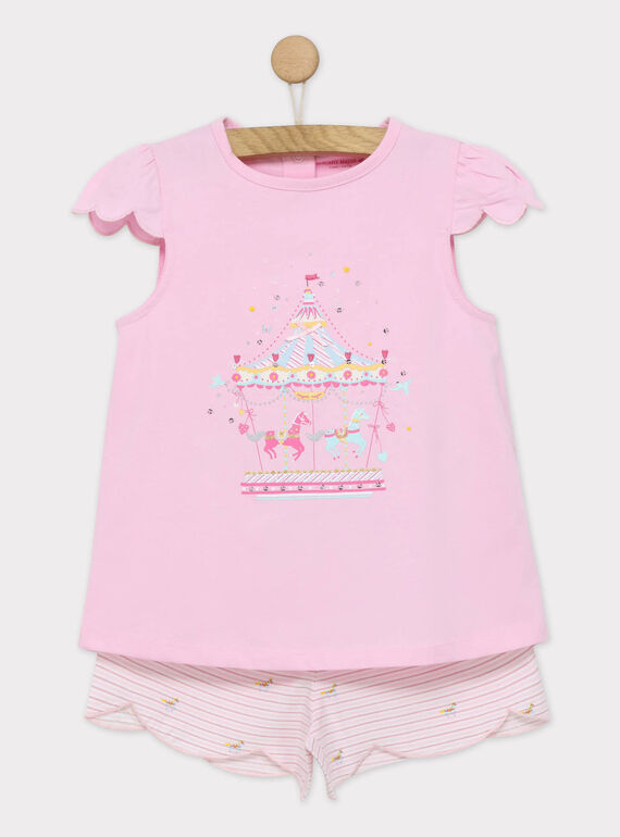 Pijama de color rosa REJITETTE / 19E5PFJ3PYJ305