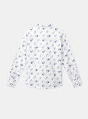 Camisa de color crudo con estampado musical LEPRINAGE / 24H3PGJ1CHM000