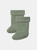 Light green RAIN BOOTS LUACHAGE / 24F10PG22D0C602