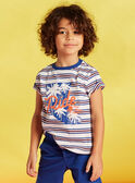 Conjunto de playa de color crudo, azul y rojo para niño CYOPLAGE3 / 22E3PGS4ENS001