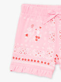 Conjunto de 2 prendas de color rosa de algodón KUEPLETTE / 24E2PFH4ENS030