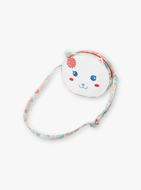 Bandolera con forma de gato y estampado de flor de loto ZECHAETTE / 21E4PFI1BESK005