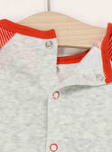 Pelele de color gris jaspeado REMERLIN / 19E5BG76GRE943