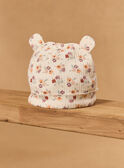 Gorro color crudo con estampado de flores MABENEDICTE / 25E4BF71BON001