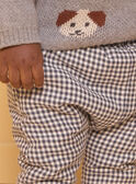 Pantalón forrado a cuadros LAOMAR / 24H1BGQ1PAN941