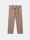 Pantalón carrot de cuadros LIMILETTE / 24H2PFK1PAN001
