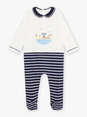 Pelele de rayas con estampado de koala en la playa para bebé niño CEFINN / 22E5BG42GRE070
