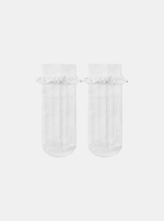 Calcetines de encaje de canalé KRESOZETTE / 24E4PFL1SOB001