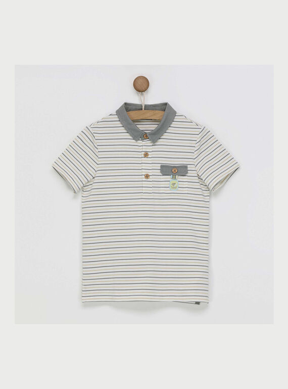 Polo de color crudo RYACLAGE / 19E3PGR1POL001