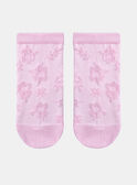 Calcetines rosas con estampado de flor KAJOURETTE / 24E4PF32SOQ318