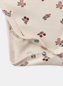 Body de canalé con estampado de flores LAPHILIPA / 24H1BFR2BOD001