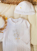Pelele blanco unisex para bebé ZOCHARLIE_B / 21E0NMY1GRE000