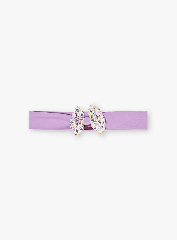Cinta para el pelo de color parma con estampado floral para bebé niña BACLEM / 21H4BF21BAN320