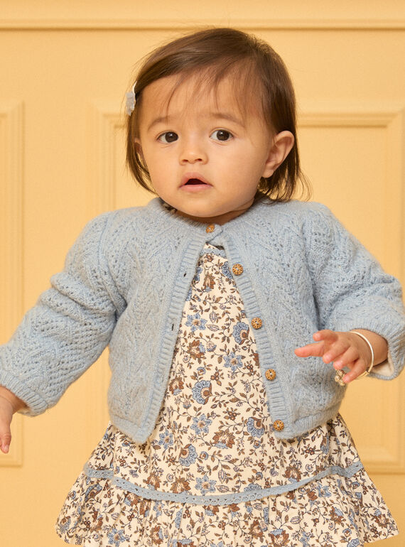 Greyish blue CARDIGAN LAROSALIE / 24H1BFS1CAR205