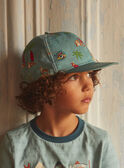 Gorra azul con estampados KROTETAGE / 24E4PGE1CHAC200