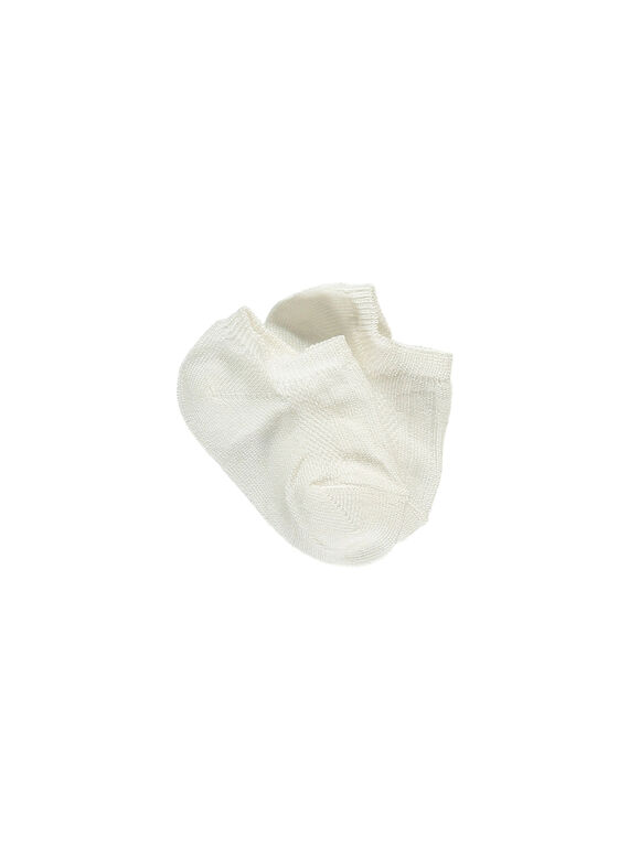 Calcetines cortos de color blanco RYEVELINE / 19E4BFS1SOB001