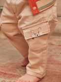 Pantalón cargo beige claro GABERNARD / 23H1BG71PAN801
