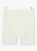 Pijama verde pastel con dibujo de cara de panda y estampado de rayas FEFANTIN / 23E5BG31PYJ605