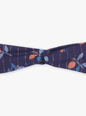 Cinta para el pelo azul marino con estampado floral FAZOLI / 23E4BFR1BAN070