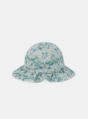 Sombrero Estampado Floral con Lazo Marfil KAULLA / 24E4BFR1CHA005