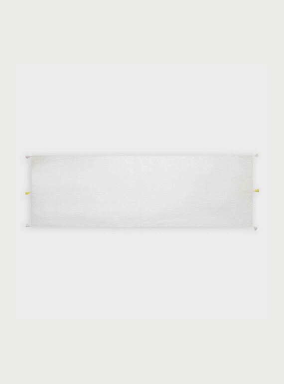 Fular de color blanco RYEQUETTE / 19E4PFS1FOU001