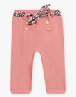 Pantalón milano de color rosa envejecido DAKARO / 22H1BFR1PAND332