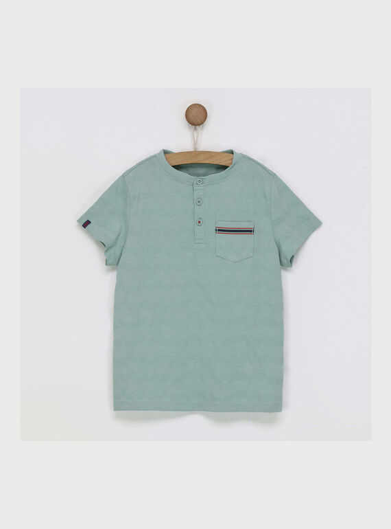 Camiseta de manga corta de color verde RATICAGE1 / 19E3PGL1TMC610